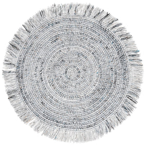 Safavieh Renewal Handwoven Area Rug In Elegant Ivory And Grey - Durable, Cozy, And Stylish For Any Space Ivory ,Black Pet Yarn Rnw402z-5r