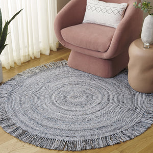 Safavieh Renewal Handwoven Area Rug In Elegant Ivory And Grey - Durable, Cozy, And Stylish For Any Space Ivory ,Black Pet Yarn Rnw402z-5r