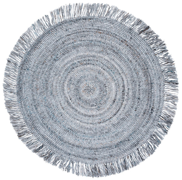 Safavieh Renewal Handwoven Area Rug In Elegant Ivory And Grey - Durable, Cozy, And Stylish For Any Space Ivory ,Black Pet Yarn Rnw402z-5r