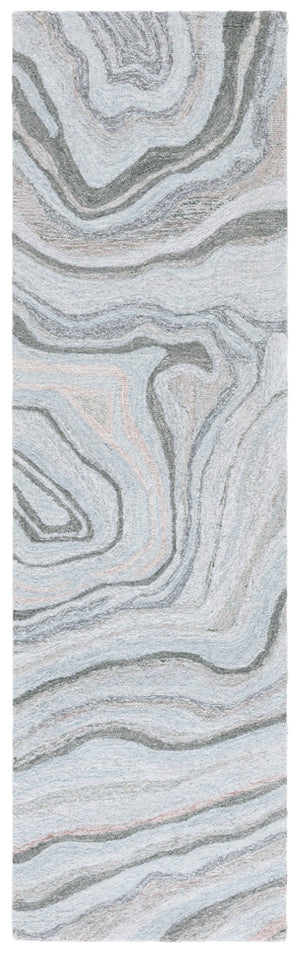 Safavieh Renewal Modern Area Rug – Handcrafted Luxury With Marble-inspired Design For Elegant Interiors Grey 80% Polyester,20% Cotton Rnw501f-8