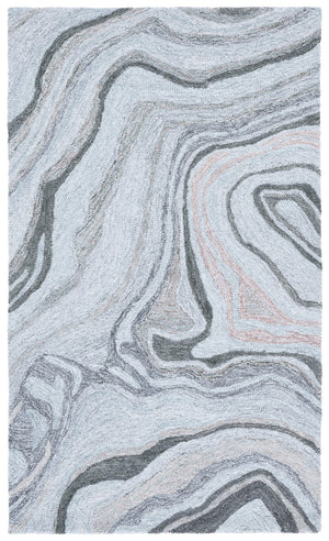 Safavieh Renewal Modern Area Rug – Handcrafted Luxury With Marble-inspired Design For Elegant Interiors Grey 80% Polyester,20% Cotton Rnw501f-8