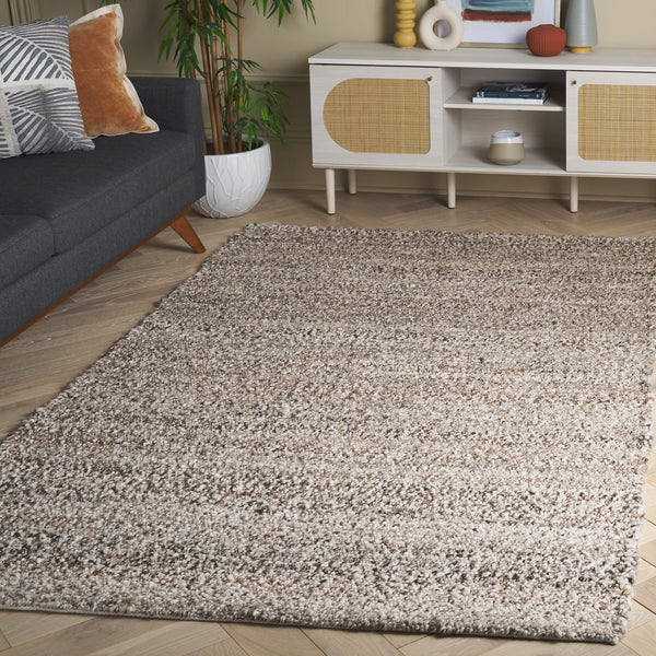 Safavieh Renewal Modern Area Rug - Exquisite Eco-friendly Design With Timeless Elegance For Any Space Natural ,Grey Pet Yarn Rnw601f-4