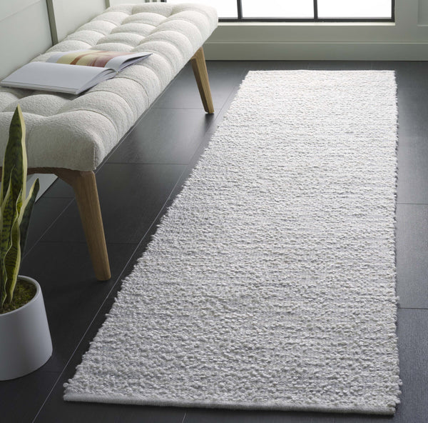 Safavieh Renewal Handwoven Elegant Rug In Grey And Ivory - Eco-friendly, Durable, And Stylish Home Accent Light Blue ,Ivory 80% Pet,20% Cotton Rnw701l-28