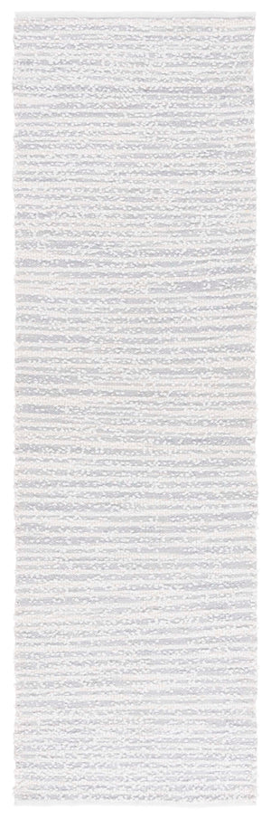 Safavieh Renewal Handwoven Elegant Rug In Grey And Ivory - Eco-friendly, Durable, And Stylish Home Accent Light Blue ,Ivory 80% Pet,20% Cotton Rnw701l-28