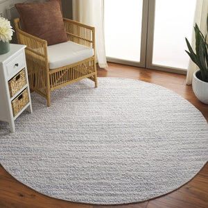 Safavieh Renewal Handwoven Elegant Rug In Grey And Ivory - Eco-friendly, Durable, And Stylish Home Accent Light Blue ,Ivory 80% Pet,20% Cotton Rnw701l-28