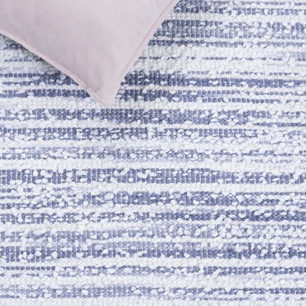 Safavieh Renewal Handwoven Elegant Rug In Grey And Ivory - Eco-friendly, Durable, And Stylish Home Accent Blue ,Ivory 80% Pet,20% Cotton Rnw701m-8