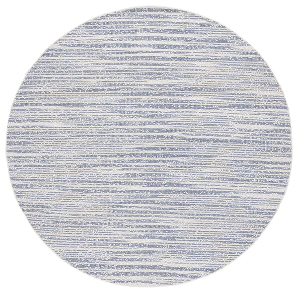 Safavieh Renewal Handwoven Elegant Rug In Grey And Ivory - Eco-friendly, Durable, And Stylish Home Accent Blue ,Ivory 80% Pet,20% Cotton Rnw701m-8