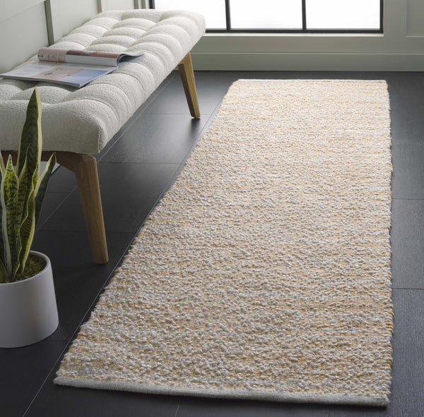 Safavieh Renewal Handwoven Elegant Rug In Grey And Ivory - Eco-friendly, Durable, And Stylish Home Accent Orange ,Ivory 80% Pet,20% Cotton Rnw701p-6r