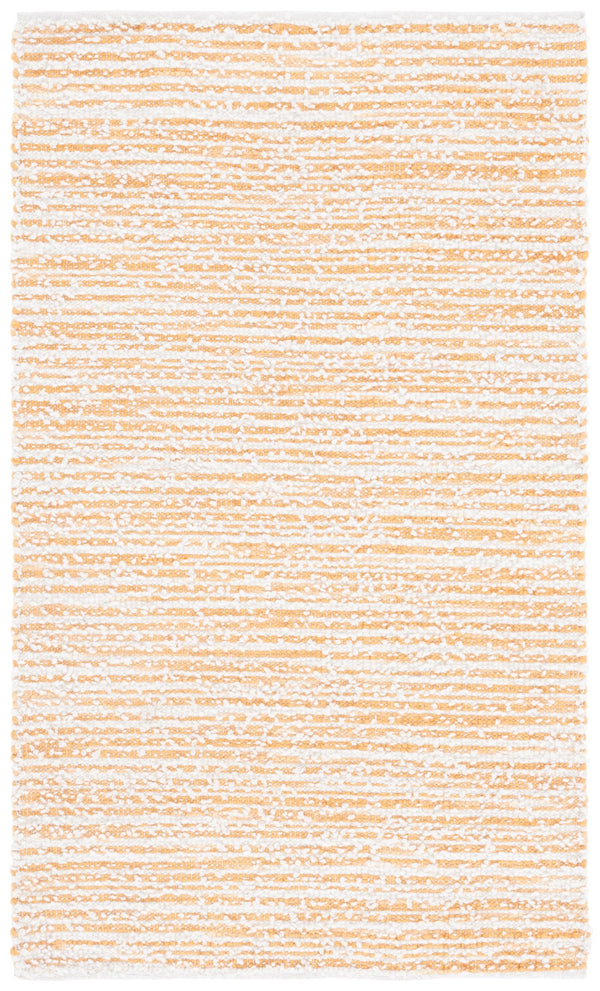 Safavieh Renewal Handwoven Elegant Rug In Grey And Ivory - Eco-friendly, Durable, And Stylish Home Accent Orange ,Ivory 80% Pet,20% Cotton Rnw701p-6r