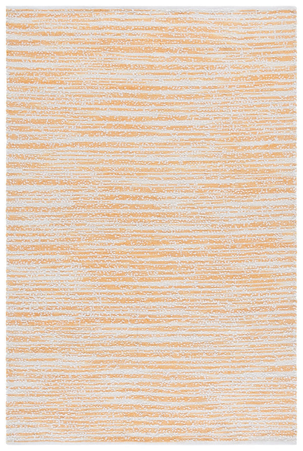 Safavieh Renewal Handwoven Elegant Rug In Grey And Ivory - Eco-friendly, Durable, And Stylish Home Accent Orange ,Ivory 80% Pet,20% Cotton Rnw701p-6r