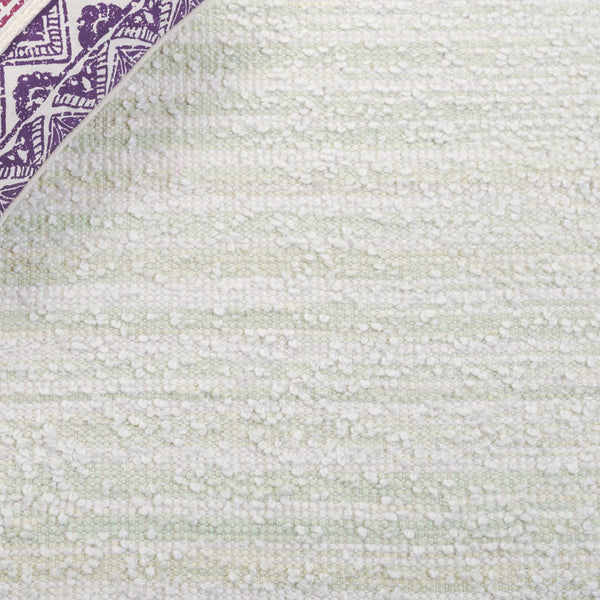 Safavieh Renewal Handwoven Elegant Rug In Grey And Ivory - Eco-friendly, Durable, And Stylish Home Accent Light Green ,Ivory 80% Pet,20% Cotton Rnw701w-28