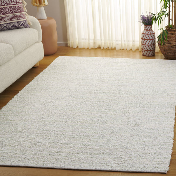 Safavieh Renewal Handwoven Elegant Rug In Grey And Ivory - Eco-friendly, Durable, And Stylish Home Accent Light Green ,Ivory 80% Pet,20% Cotton Rnw701w-28