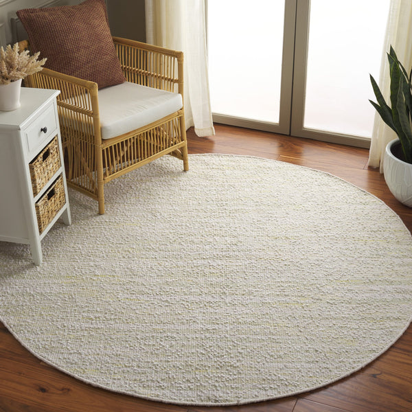 Safavieh Renewal Handwoven Elegant Rug In Grey And Ivory - Eco-friendly, Durable, And Stylish Home Accent Light Green ,Ivory 80% Pet,20% Cotton Rnw701w-28