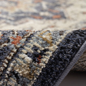 Trans Ocean Liora Manne Ariana Heriz Indoor Area Rug - Elegant Traditional Floral Design For Stylish Spaces Navy Polypropylene Arnr8922233