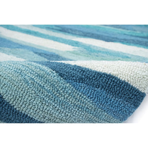 Trans Ocean Liora Manne Capri Cloud Indoor/Outdoor Area Rug - Contemporary Geometric Design For Any Space Blue Polyester,Acrylic Cap23172594