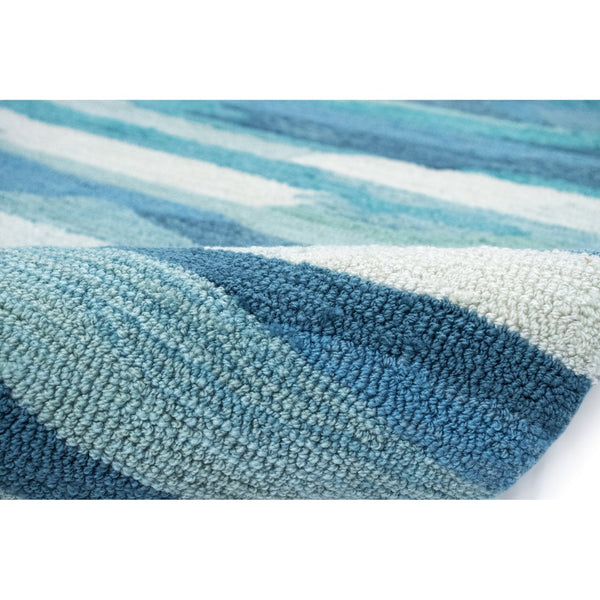 Trans Ocean Liora Manne Capri Cloud Indoor/Outdoor Area Rug - Contemporary Geometric Design For Any Space Blue Polyester,Acrylic Cap23172594