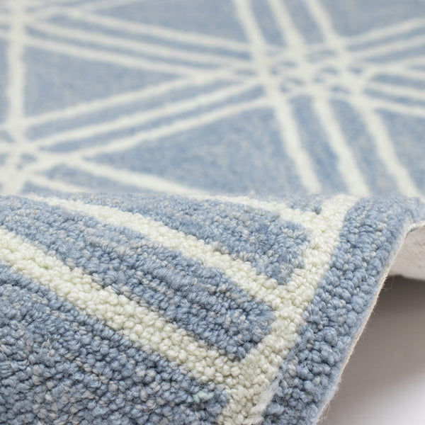 Trans Ocean Liora Manne Capri Hex Indoor/Outdoor Durable Area Rug - Stylish Geometric Accent For Any Space Blue Polyester,Acrylic Cap46174103