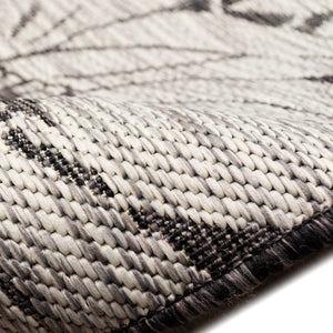 Trans Ocean Liora Manne Carmel Sunflower Field Area Rug - Transitional Botanical Design For Indoor & Outdoor Spaces Black Polypropylene,Polyester Crer5848348