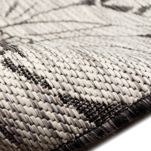 Trans Ocean Liora Manne Carmel Sunflower Field Area Rug - Transitional Botanical Design For Indoor & Outdoor Spaces Black Polypropylene,Polyester Crer5848348