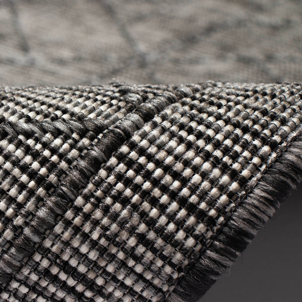 Trans Ocean Liora Manne Carmel Pyramid Indoor/Outdoor Area Rug - Contemporary Geometric Design For Stylish Spaces Black Polypropylene,Polyester Cre45849648