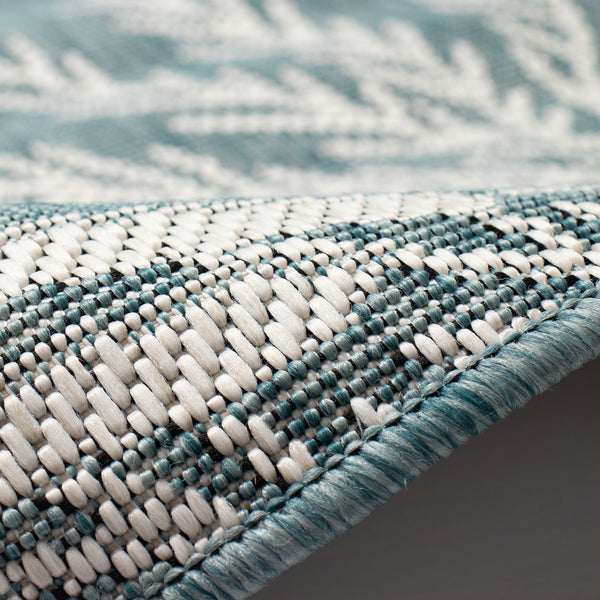 Trans Ocean Liora Manne Carmel Reef Border Indoor/Outdoor Area Rug - Elegant Coastal Design For Any Space Blue Polypropylene,Polyester Cre69849804