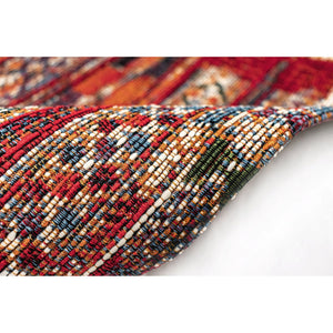 Trans Ocean Liora Manne Esencia Tribal Stripe Indoor/Outdoor Mat - Vibrant Southwestern Design For Any Space Red Polypropylene,Polyester Ecn34805724