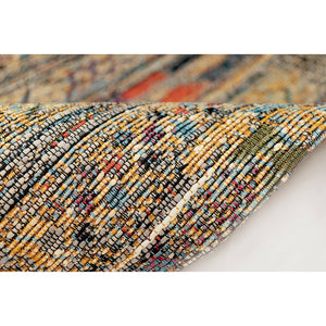 Trans Ocean Liora Manne Esencia Tribal Stripe Indoor/Outdoor Mat - Vibrant Southwestern Design For Any Space Black Polypropylene,Polyester Ecn23805748