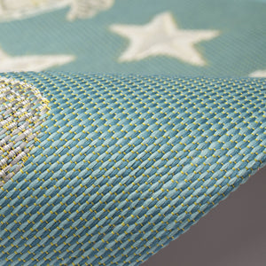 Trans Ocean Liora Manne Esencia Turtle And Stars Indoor/Outdoor Mat – Vibrant Coastal Design For Any Space Blue Polypropylene,Polyester Ecn23957604