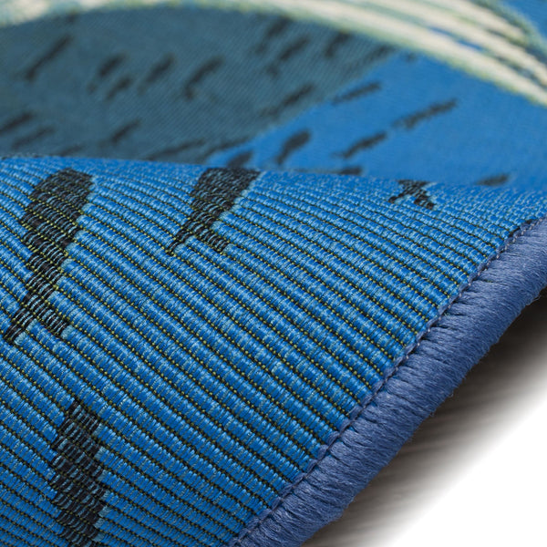 Trans Ocean Liora Manne Esencia Mermaids Are Real Indoor/Outdoor Mat - Whimsical Coastal Charm For Any Space Blue Polypropylene,Polyester Ecn23958204