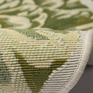 Trans Ocean Liora Manne Esencia Peony Indoor/Outdoor Non-slip Mat - Vibrant Floral Design For Any Space Green Polypropylene,Polyester Ecnh3962306