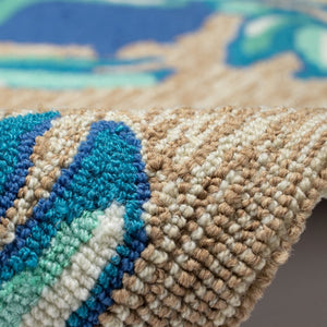 Trans Ocean Liora Manne Frontporch Crabs Indoor/Outdoor Mat - Coastal Charm With Playful Design For Beach Lovers Blue Polyester,Acrylic Ftp23140403