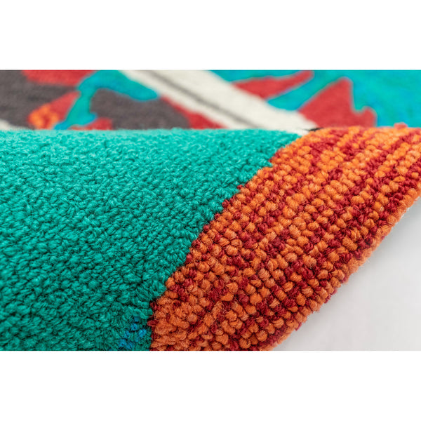 Trans Ocean Liora Manne Frontporch Beach Trip Indoor/Outdoor Mat - Playful Coastal Design With Black Labs Blue Polyester,Acrylic Ftp34147504