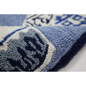 Trans Ocean Liora Manne Frontporch Ginger Jars Indoor/Outdoor Rug - Vibrant Floral Design For Any Space Blue Polyester,Acrylic Ftp23241003