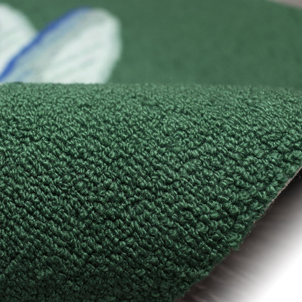 Trans Ocean Liora Manne Frontporch Indoor/Outdoor Dragonfly Mat – Vibrant Botanical Design For Any Space Green Polyester,Acrylic Ftp12455606