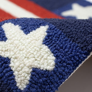 Trans Ocean Liora Manne Frontporch Patriotic Pendant Indoor/Outdoor Area Rug – Vibrant Americana Design For All Spaces Red Polyester,Acrylic Ftp12463724