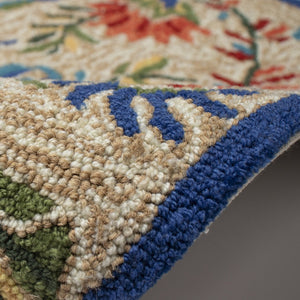 Trans Ocean Liora Manne Frontporch Flora Bee Indoor/Outdoor Rug - Vibrant Garden Design With Queen Bee Artistry Natural Polyester,Acrylic Ftp34463822