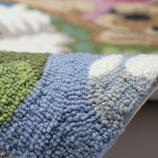 Trans Ocean Liora Manne Frontporch Pickled Pups Indoor/Outdoor Rug - Whimsical Pet Design For All Spaces Multi Polyester,Acrylic Ftp12465944