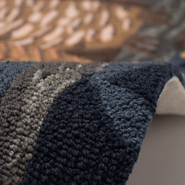 Trans Ocean Liora Manne Frontporch Owl Family Indoor/Outdoor Mat – Cozy Graphic Rug With Charming Night Scene Navy Polyester,Acrylic Ftp23467333