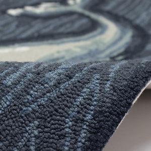 Trans Ocean Liora Manne Frontporch Whale Indoor/Outdoor Mat - Stunning Coastal Design For Modern Spaces Blue Polyester,Acrylic Ftp12471804