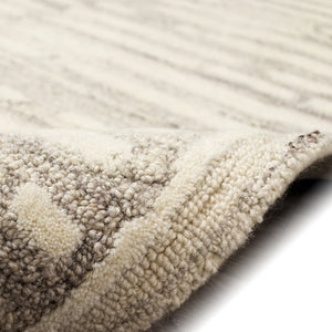 Trans Ocean Liora Manne Madison Shadow Area Rug 2' X 7'6" - Hand Tufted Wool With Stylish Transitional Stripes Natural Wool Mair8956012