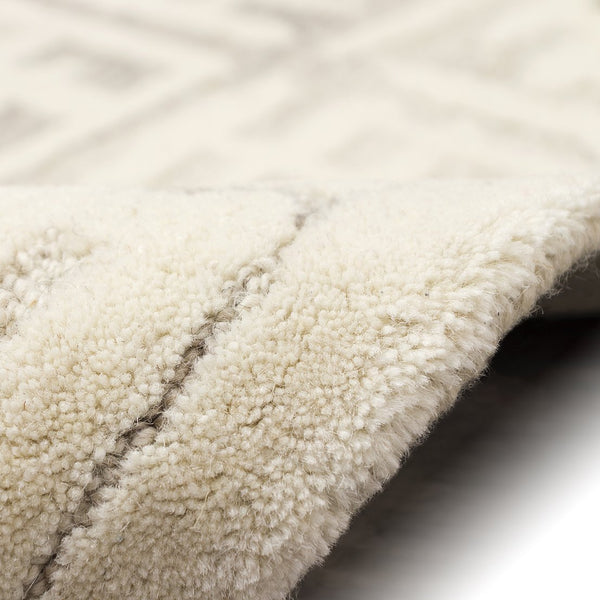 Trans Ocean Liora Manne Madison Indoor Area Rug - Hand-tufted Wool, Stylish Geometric Design, 2' X 7'6" Natural Wool Mair8956112