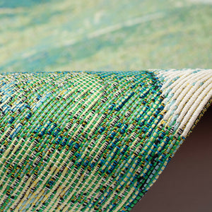 Trans Ocean Liora Manne Marina Botanical Indoor/Outdoor Area Rug - Vibrant Lotus Design For Fresh Spaces Green Polypropylene,Polyester Mna69818906