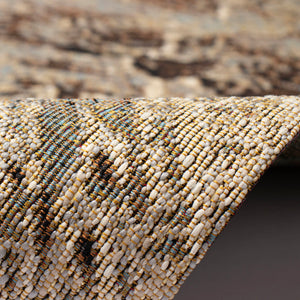 Trans Ocean Liora Manne Marina Contemporary Indoor/Outdoor Area Rug - Bold Abstract Design For Modern Spaces Gold Polypropylene,Polyester Mna58819719