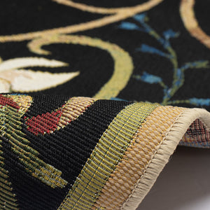 Trans Ocean Liora Manne Marina Dream Garden Area Rug - Elegant Medallion Floral Design For Indoor/Outdoor Use Black Polypropylene,Polyester Mna91823947