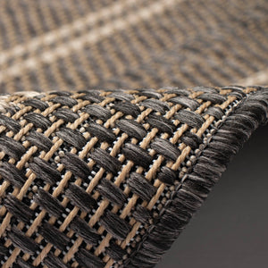 Trans Ocean Liora Manne Monaco Multi Border Area Rug - Stylish Indoor/Outdoor Design For Elegant Spaces Black Polypropylene Moc69628048