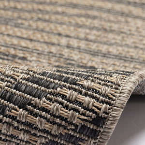 Trans Ocean Liora Manne Monaco Zebra Indoor/Outdoor Area Rug - Stylish Graphic Design For Modern Spaces Natural Polypropylene Moc80628112