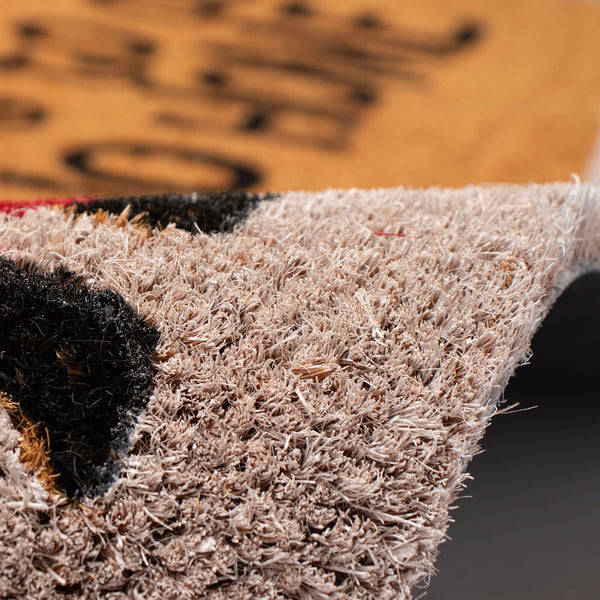 Trans Ocean Liora Manne Ho Ho Home Outdoor Mat - Cheerful Santa Coir Mat For Festive Entryways, 1'6" X 2'6" Natural Coir Ntr12201312