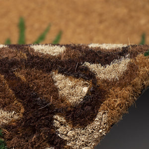 Trans Ocean Liora Manne Natura Pinecone Border Outdoor Mat - Charming Botanical Welcome For Your Home Entrance Natural Coir Ntr12253012