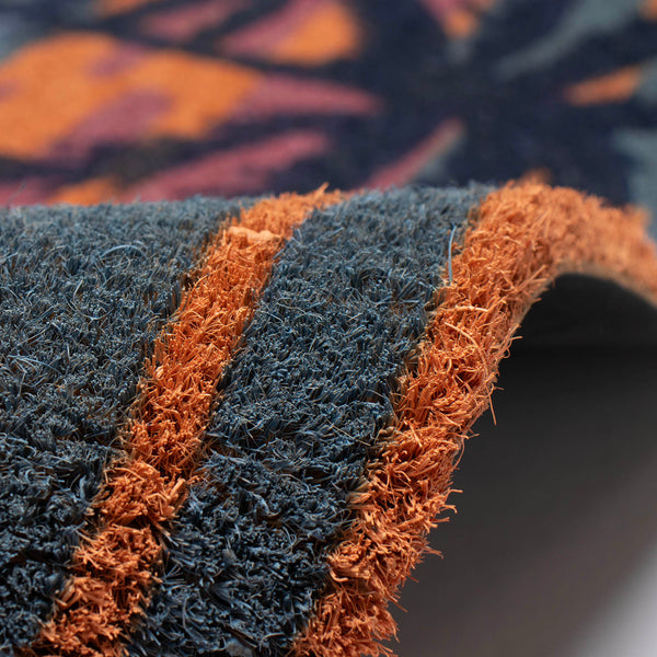 Trans Ocean Liora Manne Natura Sunset Outdoor Mat - Vibrant Twilight Scene With Tropical Trees For Your Space Multi Coir Ntr23254544