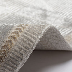 Trans Ocean Liora Manne Rialto Maize Border Area Rug – Soft Transitional Design With High-low Texture & Shine Natural Polyester Ral45689512